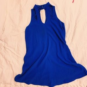 Formal Royal Blue Dress - Midi
